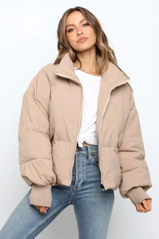 Wilda Women's Oversized Puffer Jacket - front view