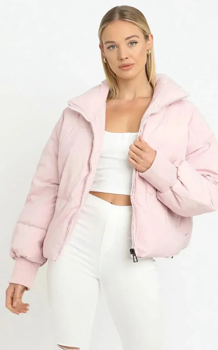 Wilda Women's Oversized Puffer Jacket - full-length view