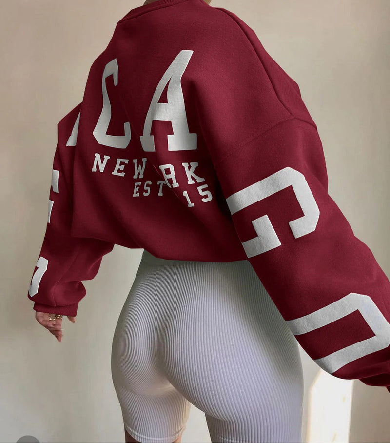 Perla Women's Oversized Sweatshirt - front view