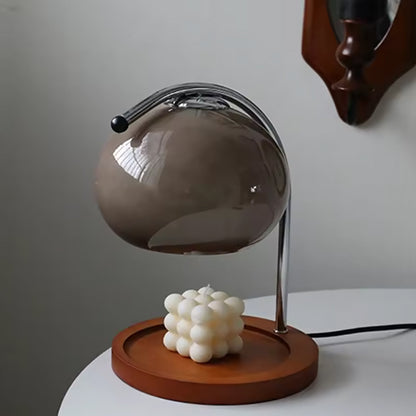 Lunara | Elegant Dimmable Metal and Glass Candle Warmer Lamp 5
