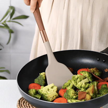 Luxe Silicone Cooking Utensils Set – 10 Heat-Resistant Kitchen Tools with Ergonomic Handles 3