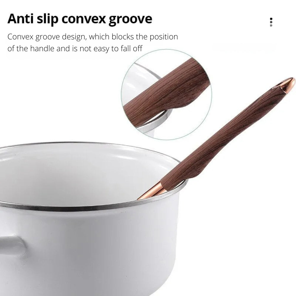 Luxe Silicone Cooking Utensils Set – 10 Heat-Resistant Kitchen Tools with Ergonomic Handles 5
