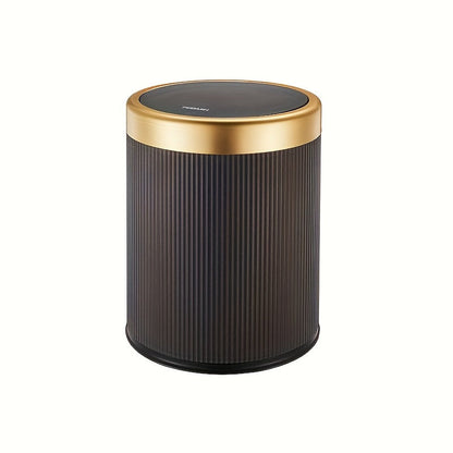 Luxury Oval Kitchen Trash Can with Press-Top Lid and Odour-Sealing Inner Bucket – Elegant Garbage Bin for Modern Homes 7