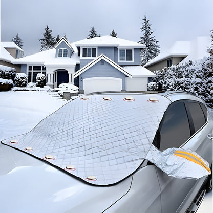 Fern Car Windshield Cover - front view
