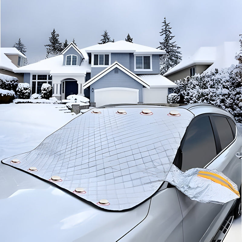Fern Car Windshield Cover - front view