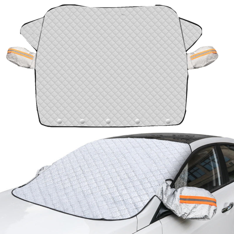 Fern Car Windshield Cover - fabric and finish detail