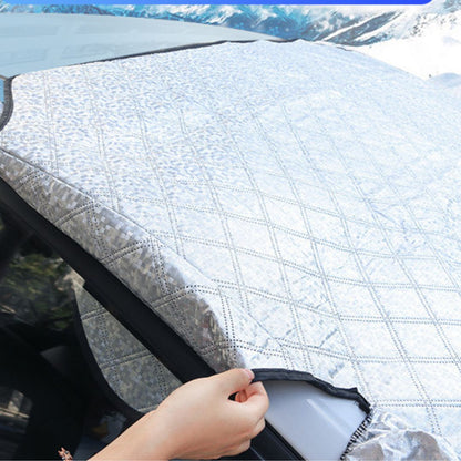 Fern Car Windshield Cover - back view