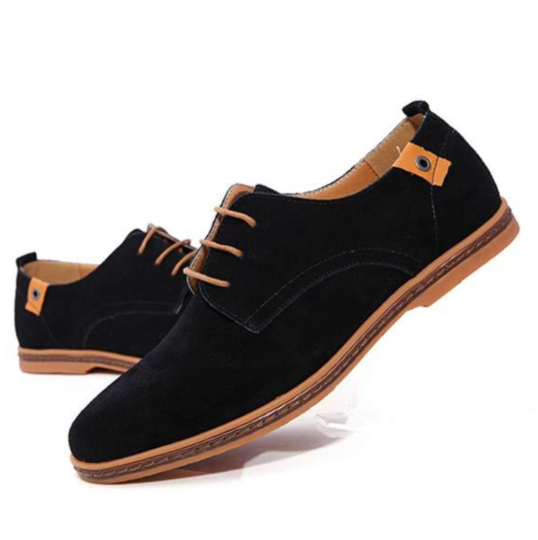 Nico Men's Oxfords - fabric and finish detail