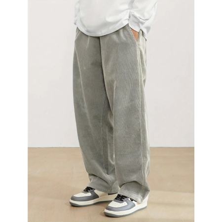 Yves Men's Corduroy Pant - fabric and finish detail