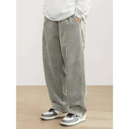Yves Men's Corduroy Pant - fabric and finish detail