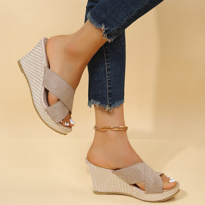 Colette Women's Platform Espadrilles - back view
