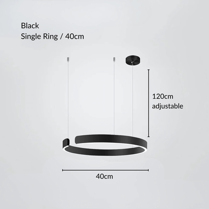 MatrixAura | Elegant Modern Metal Pendant Lighting for Kitchen Island 0