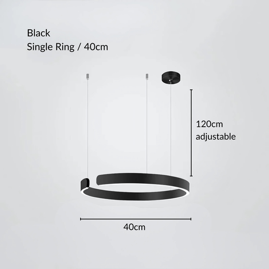 MatrixAura | Elegant Modern Metal Pendant Lighting for Kitchen Island 0
