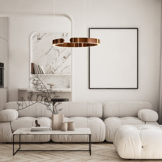 MatrixAura | Elegant Modern Metal Pendant Lighting for Kitchen Island 1