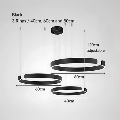 MatrixAura | Elegant Modern Metal Pendant Lighting for Kitchen Island 11