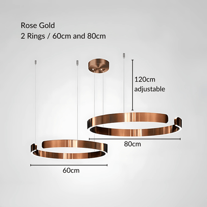 MatrixAura | Elegant Modern Metal Pendant Lighting for Kitchen Island 14