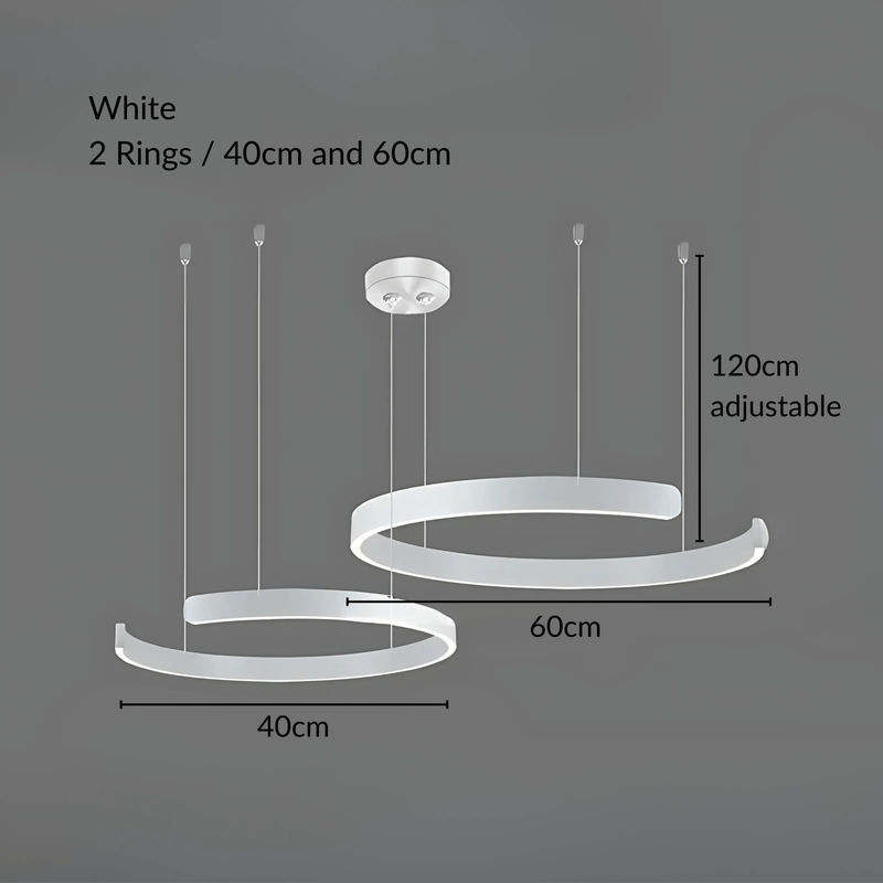 MatrixAura | Elegant Modern Metal Pendant Lighting for Kitchen Island 15