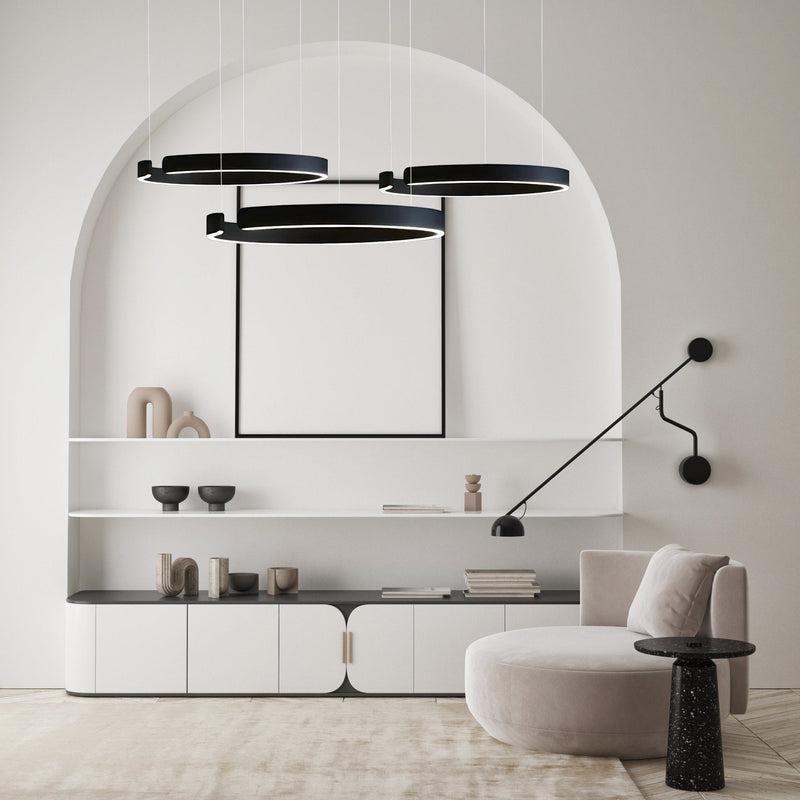 MatrixAura | Elegant Modern Metal Pendant Lighting for Kitchen Island 2