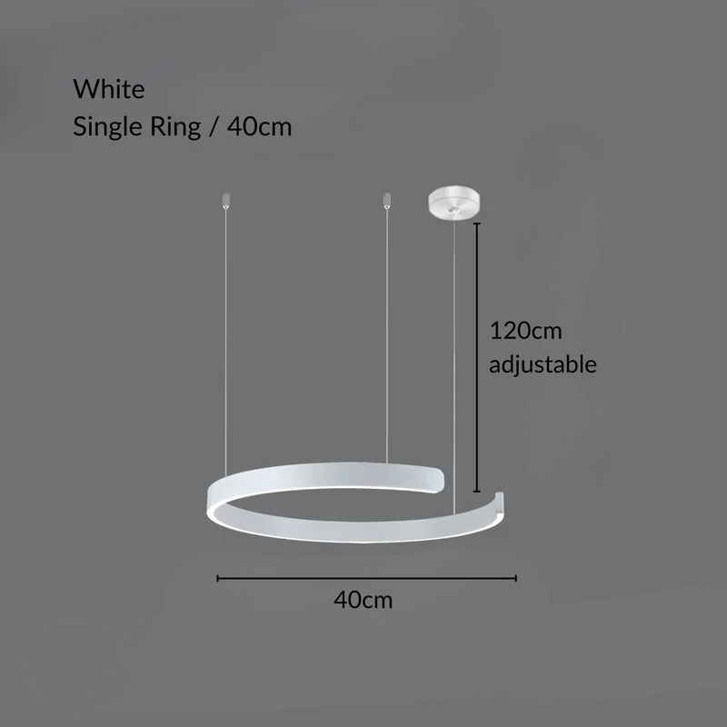 MatrixAura | Elegant Modern Metal Pendant Lighting for Kitchen Island 26