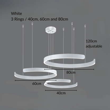 MatrixAura | Elegant Modern Metal Pendant Lighting for Kitchen Island 29