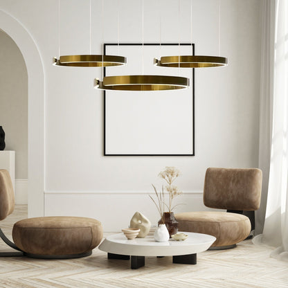 MatrixAura | Elegant Modern Metal Pendant Lighting for Kitchen Island 4