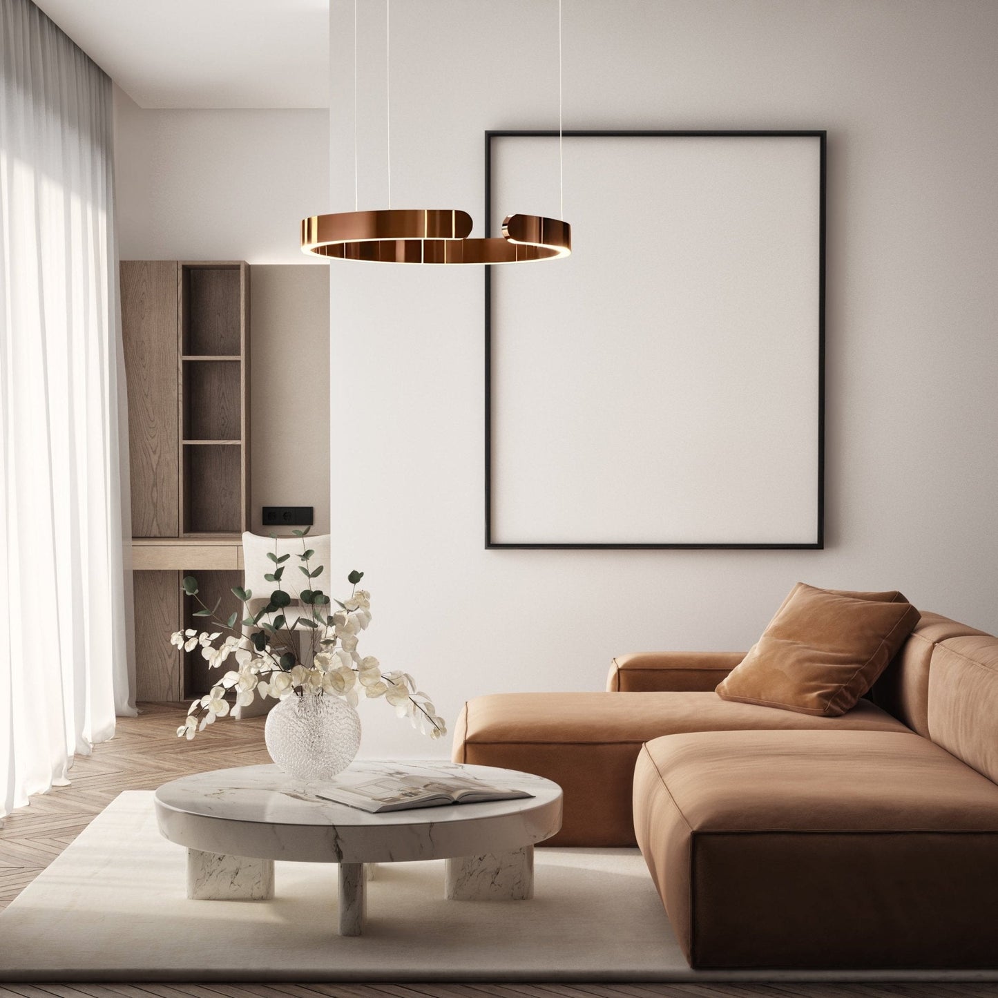 MatrixAura | Elegant Modern Metal Pendant Lighting for Kitchen Island 6