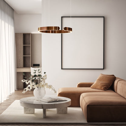 MatrixAura | Elegant Modern Metal Pendant Lighting for Kitchen Island 6