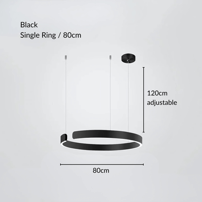 MatrixAura | Elegant Modern Metal Pendant Lighting for Kitchen Island 8
