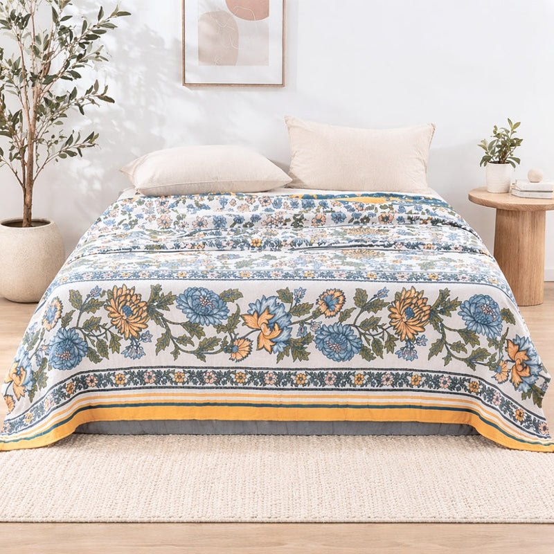 Meadow Bliss Boho Floral Blanket | Boho Style, Floral Pattern