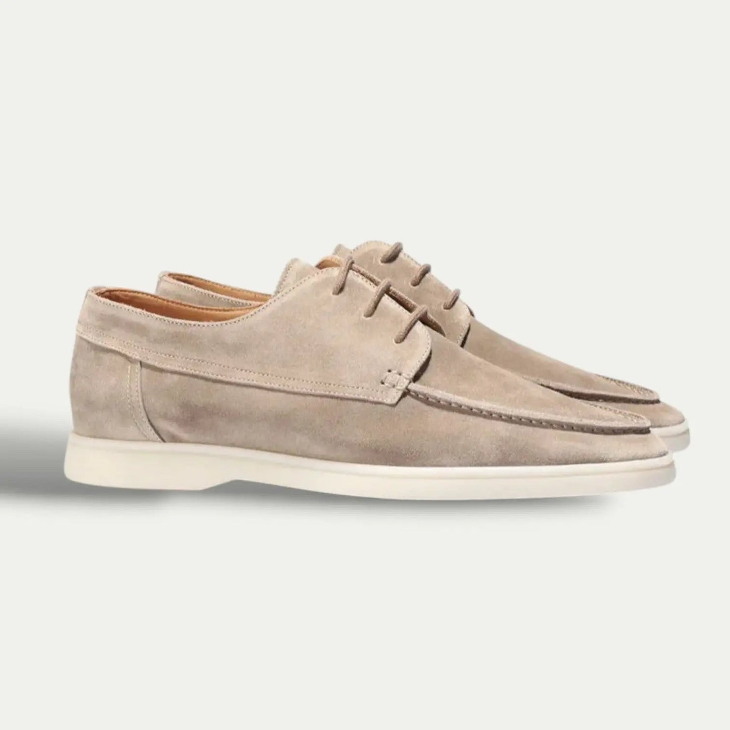 Flynn Men's Suede Loafers - styled view