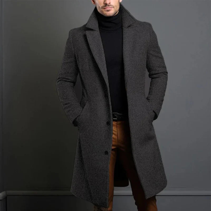 Fabian Men's Coat - fabric and finish detail