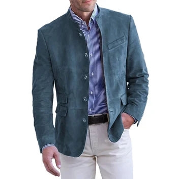 Gray Men's Blazer - front view