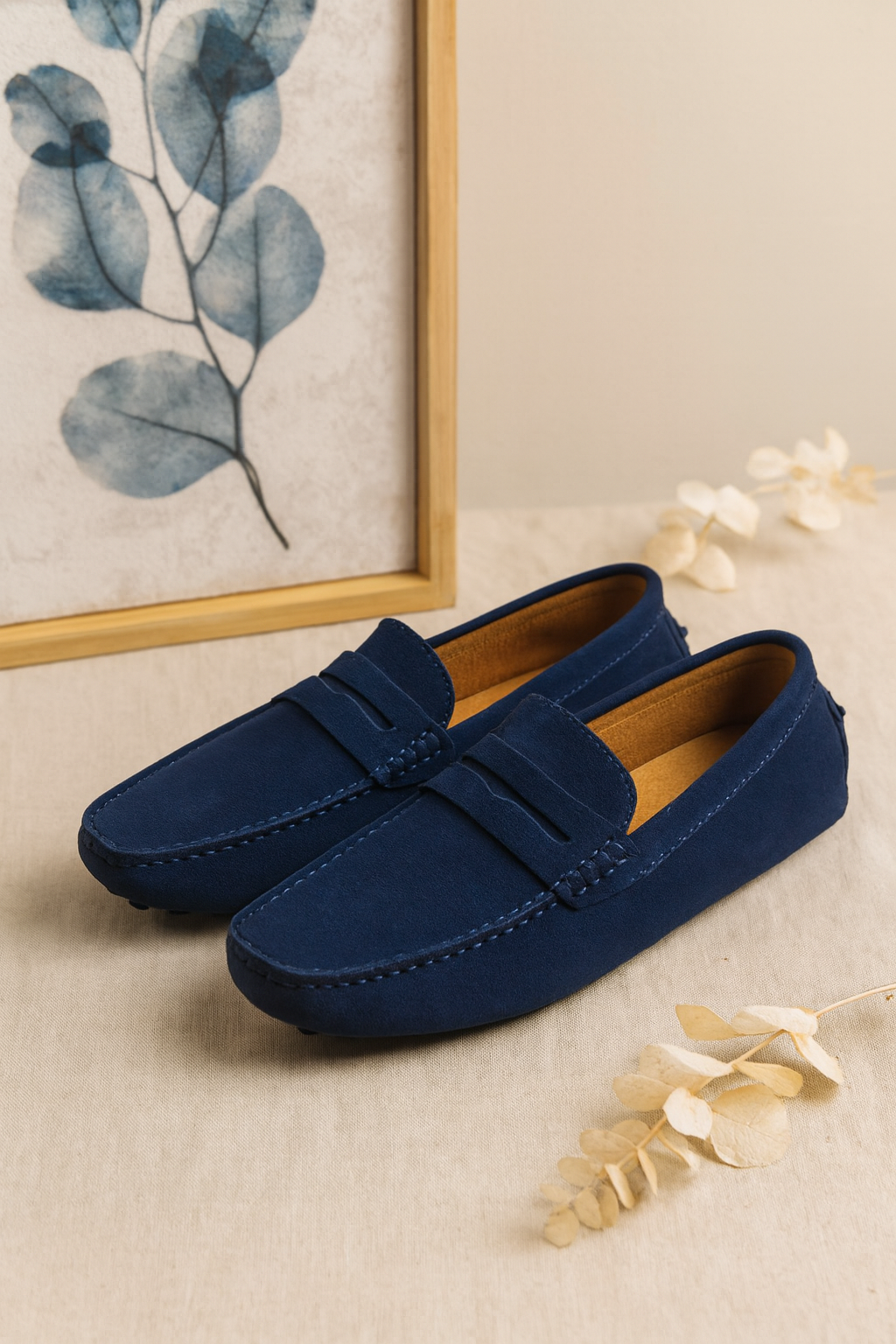 Eloise Women's Loafers - fabric and finish detail