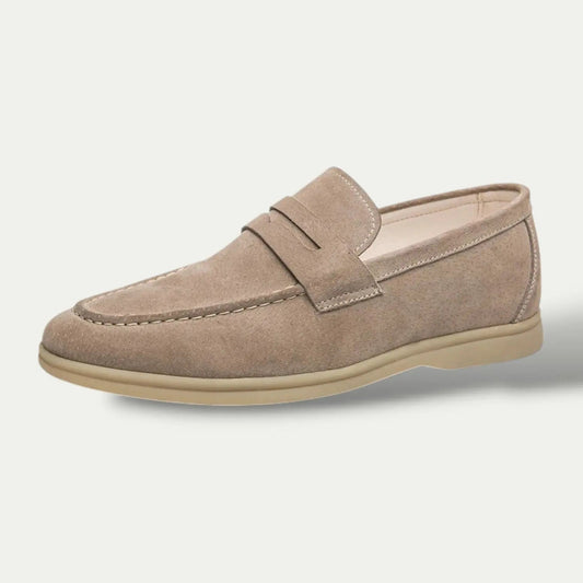 Otis Men's Suede Loafers - styled view