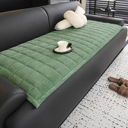 Metro Line | Couch Cover Mat with Soft Microfiber Blend | Elegant Protection for Daily Comfort 3