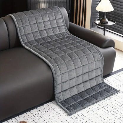 Metro Line | Couch Cover Mat with Soft Microfiber Blend | Elegant Protection for Daily Comfort 7