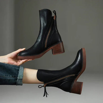 Greta Women's Ankle Boots - styled view
