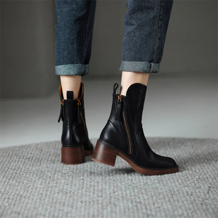 Greta Women's Ankle Boots - front view