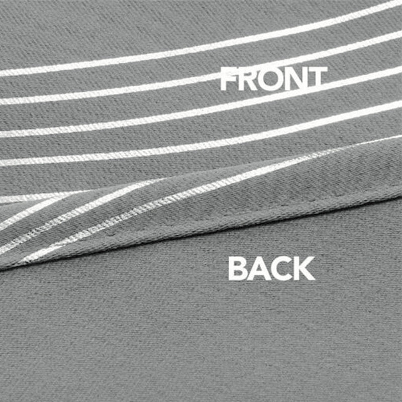 Modern Wave Pattern Blackout Curtain | Grommet Top, Insulating