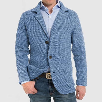 Jasper Men's Blazer - fabric and finish detail
