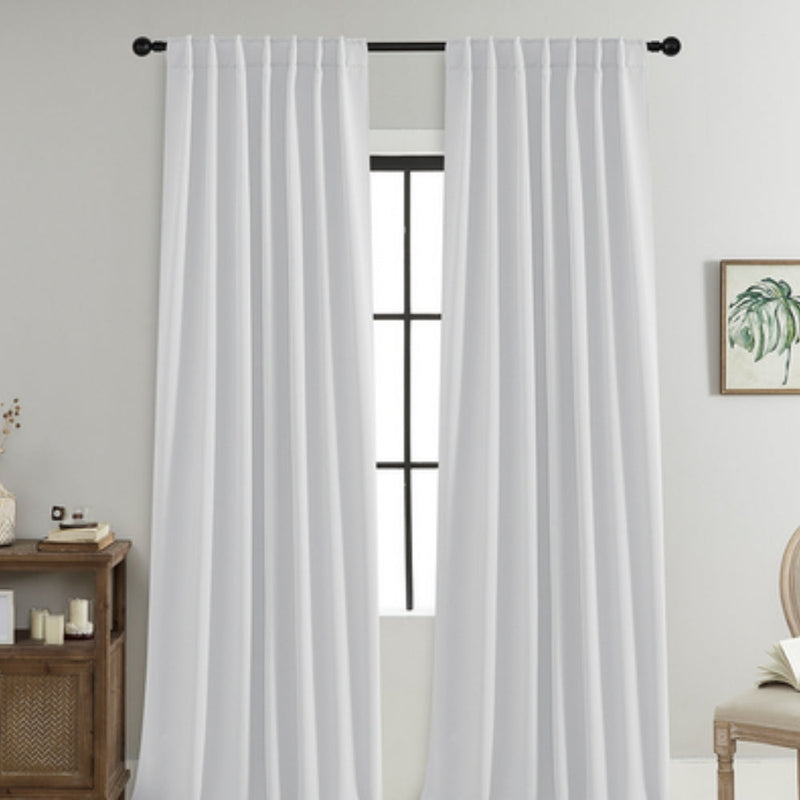 Noiréa Thermal Blackout Curtains | 90% Light Block, Insulating 2-Pack