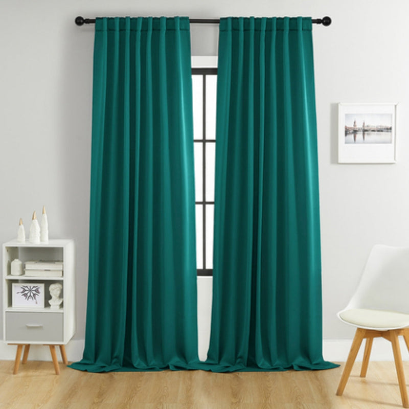 Noiréa Thermal Blackout Curtains | 90% Light Block, Insulating 2-Pack