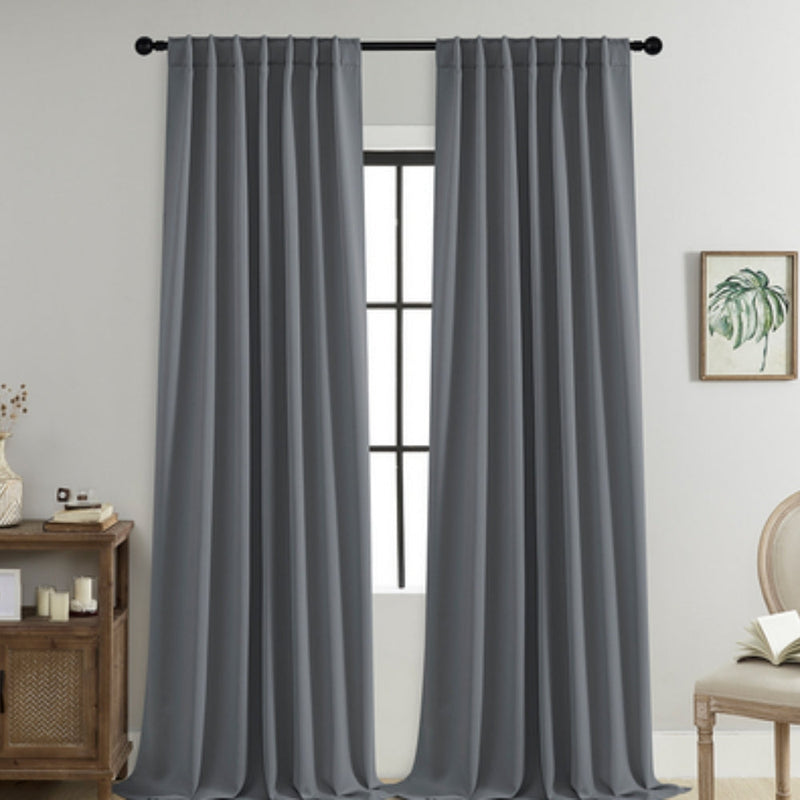 Noiréa Thermal Blackout Curtains | 90% Light Block, Insulating 2-Pack
