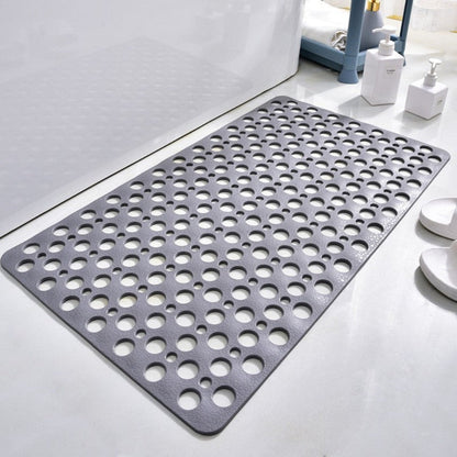 Non-Slip Shower Mat with Advanced Suction Cups – Hygienic Bath Mat for Safe and Comfortable Use, 27.5 x 15.5 Inches, Clear PVC 0