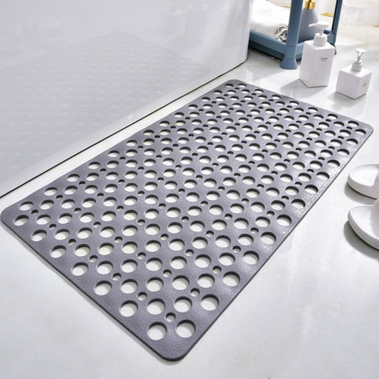 Non-Slip Shower Mat with Advanced Suction Cups – Hygienic Bath Mat for Safe and Comfortable Use, 27.5 x 15.5 Inches, Clear PVC 0