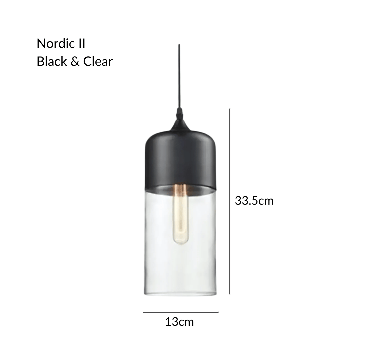 NordicGlow | Stylish Industrial Metal and Glass Pendant Lighting 11
