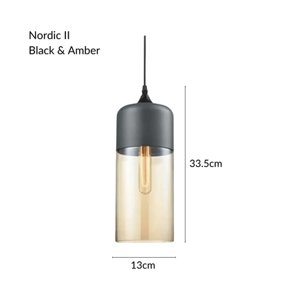 NordicGlow | Stylish Industrial Metal and Glass Pendant Lighting 21