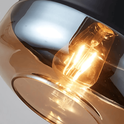 NordicGlow | Stylish Industrial Metal and Glass Pendant Lighting 3