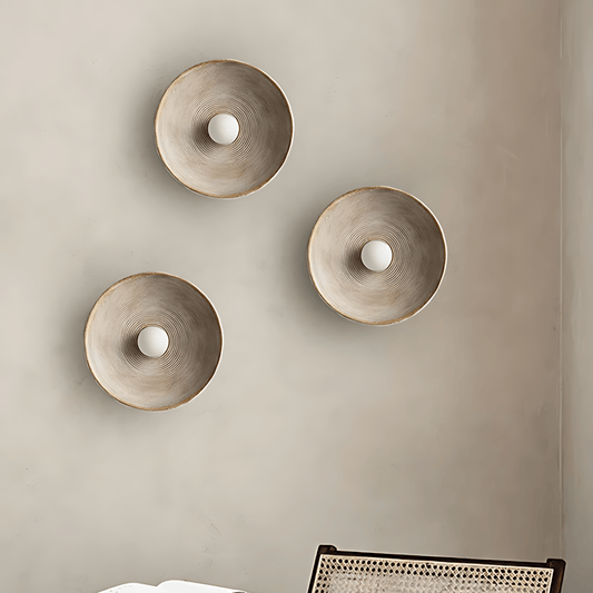 NovaSphere | Elegant Textured Modern Wall Sconce Light Fixture 0