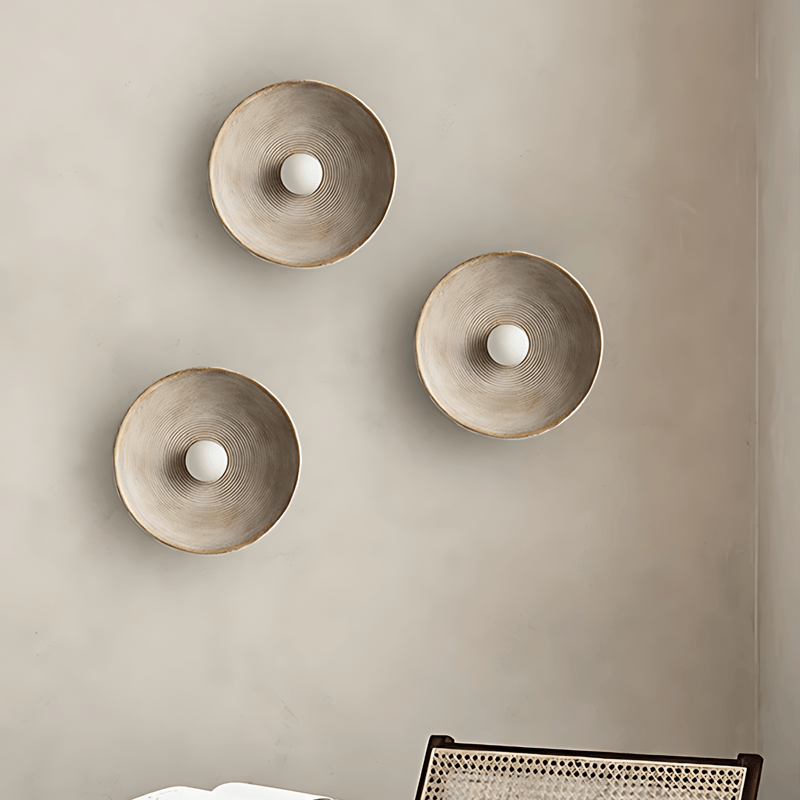 NovaSphere | Elegant Textured Modern Wall Sconce Light Fixture
